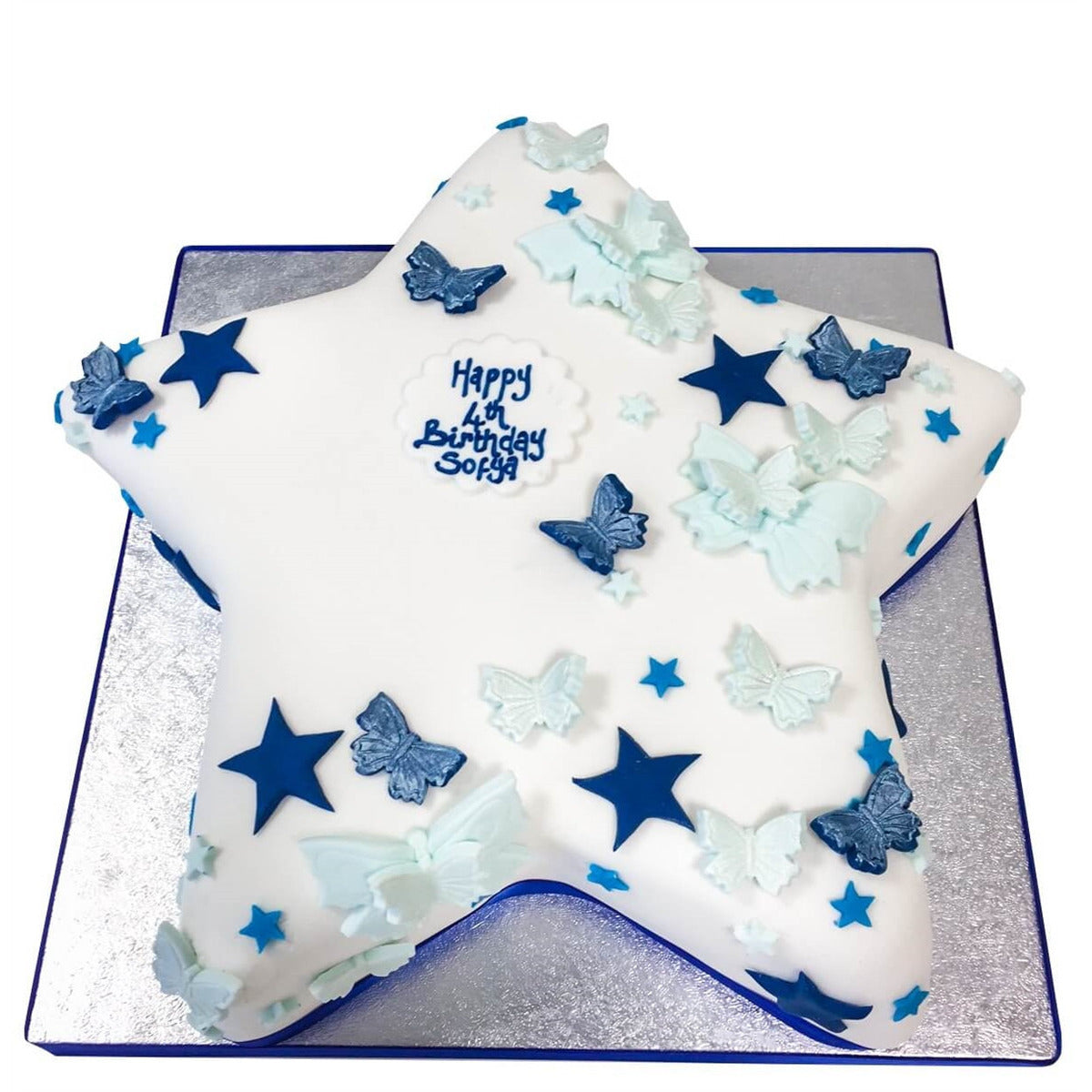 Customized Twinkle Star Birthday cake by bakisto