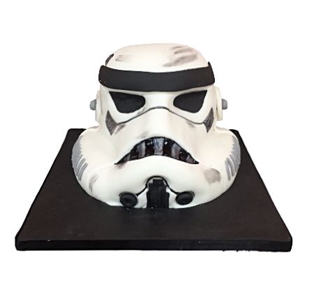Star Wars Storm Trooper Helmet Cake - Last minute cakes delivered tomorrow!