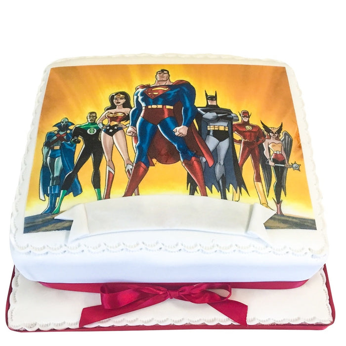 Superheroes Cake - Last minute cakes delivered tomorrow!