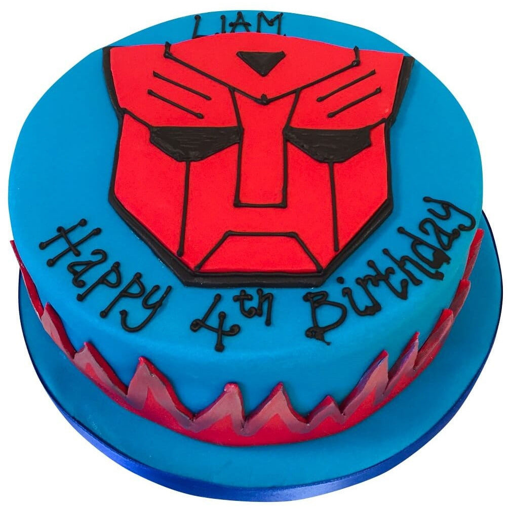 Transformer Rescue Bots Rd Edible Cake Toppers Round – Cakecery