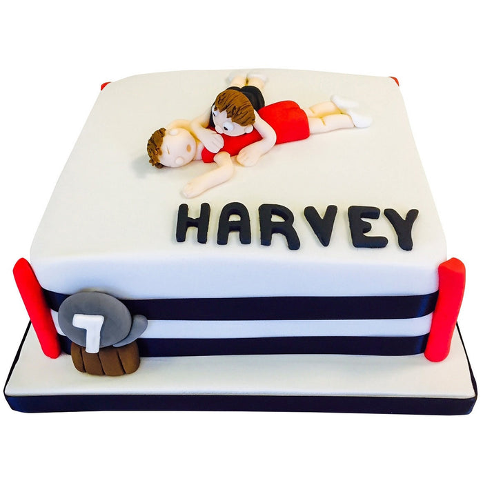 Wrestling Cake - Last minute cakes delivered tomorrow!