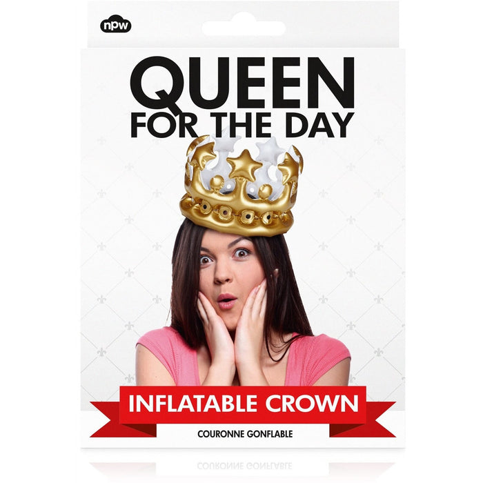 Queen For The Day Inflatable Crown - Last minute cakes delivered tomorrow!