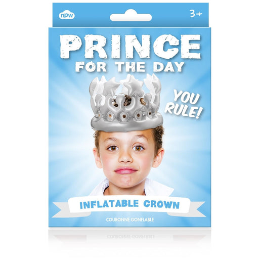 Prince For The Day Inflatable Crown - Last minute cakes delivered tomorrow!
